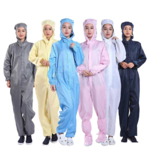 Quần áo liền thân có mũ chống tĩnh điện