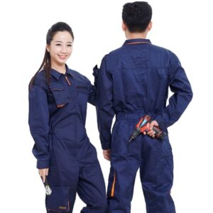 Đồng phục áo liền quần vải Hàn Quốc